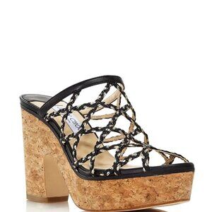 Jimmy Choo Dalina Caged Platform Sandals